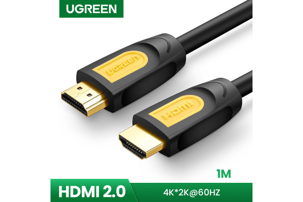 UGREEN HDMI 2.0 Cable 4K 10115 Male to Male, 1m, Black