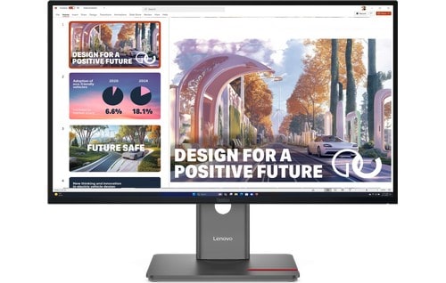 Lenovo Monitor ThinkVision P27QD-40 (IPS, HDMI, DP, DP out, USB-C) – Bild 2