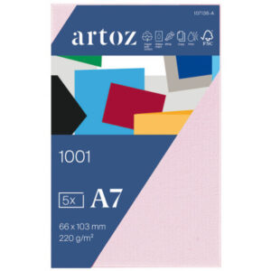 ARTOZ Visitenkarten 1001 A7 713614483 220g, kirschblüte 5 Blatt