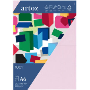 ARTOZ Karten 1001 A6 732226483 220g, kirschblüte 5 Blatt