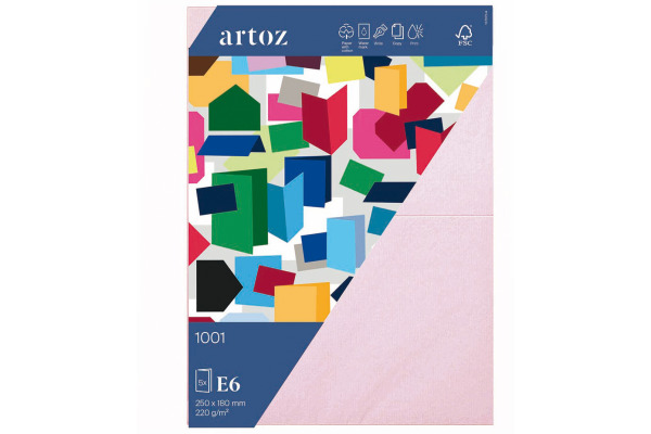 ARTOZ Karten 1001 E6 737226483 220g, kirschblüte 5 Blatt