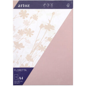 ARTOZ Karten 1001 A4 869614281 200g, light rose 5 Blatt