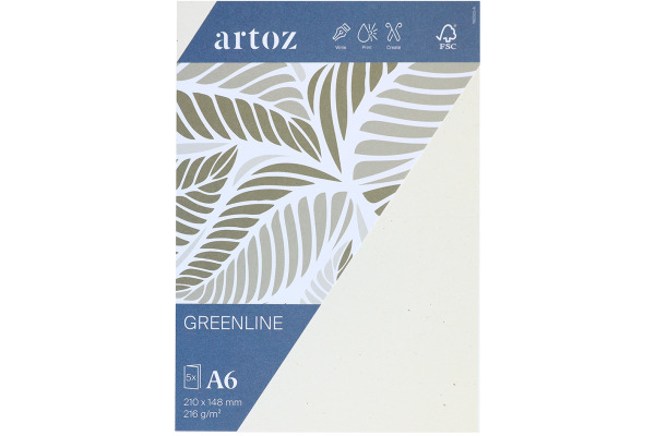 ARTOZ Karten 1001 A6 232226242 216g, tortilla 5 Blatt