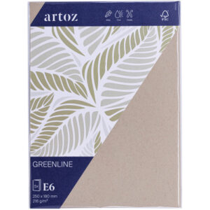 ARTOZ Karten 1001 E6 237226584 216g, desert 5 Blatt