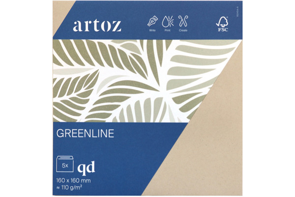 ARTOZ Couverts 1001 160x160mm 245418584 118g, desert 5 Stück