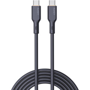 AUKEY     Cable USB-C-to-C, Silicone CB-SCC102 1.8m, 100W,Black
