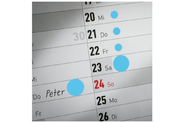 AVERY ZW. Markierungspunkte 12mm 3142 blau 270 Stück – Bild 3