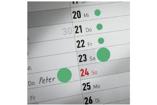 AVERY ZW. Markierungspunkte 12mm 3143 grün 270 Stück – Bild 4