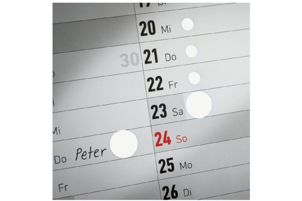 AVERY ZW. Markierungspunkte 18mm 3170 weiss 96 Stück – Bild 4