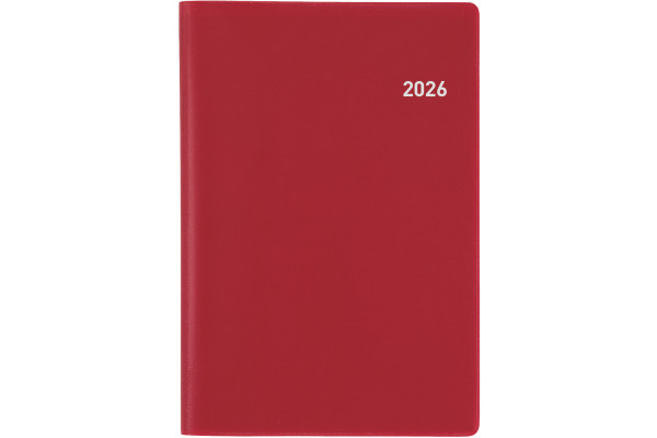 BIELLA Planer Istanbul 2026 855612470 1M/2S weinrot ML 10.6x15.3cm
