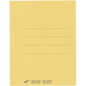 BÜROLINE Einlagemappe Recycling A4 40020PE1U gelb 240g/m2 100 Stück