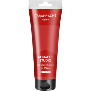 CARAN D'A Deckfarbe Gouache 250ml 2330.070 scharlachrot, Studio