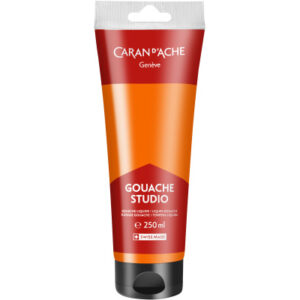 CARAN D'A Deckfarbe Gouache 250ml 2331.030 orange fluo, Studio