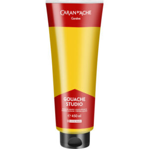 CARAN D'A Deckfarbe Gouache 450ml 2343.240 gelb, Studio