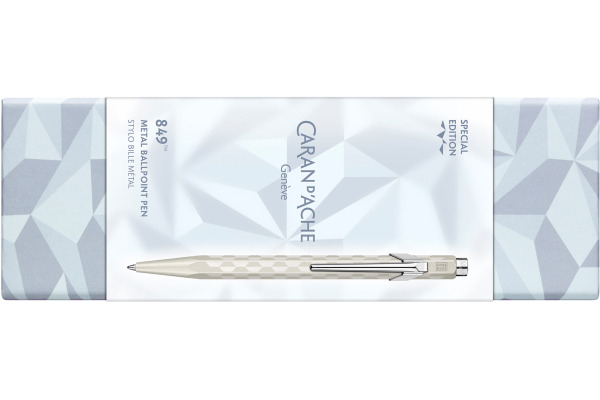 CARAN D'A Kugelschreiber 849 NM0849.12 Alpine Frost, weiss – Bild 3