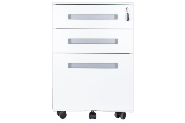 CONTINI Rollcontainer 102460 weiss, 3 Schubladen – Bild 2