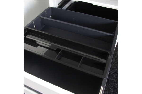 CONTINI Rollcontainer 102460 weiss, 3 Schubladen – Bild 4