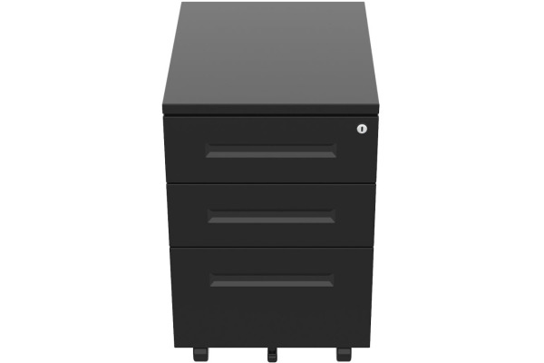 CONTINI Rollcontainer 109383 schwarz, 3 Schubladen – Bild 3