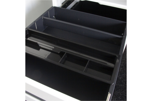 CONTINI Rollcontainer 109383 schwarz, 3 Schubladen – Bild 4