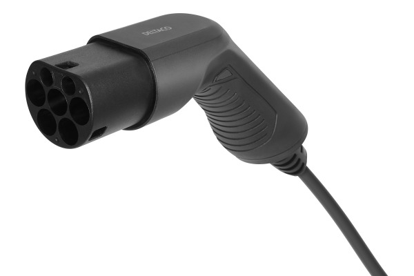 DELTACO e-Charge,cable type 2-type 2 EV-3215-S 3 phase,16A,Spiral,3M/5M,Bl. – Bild 4