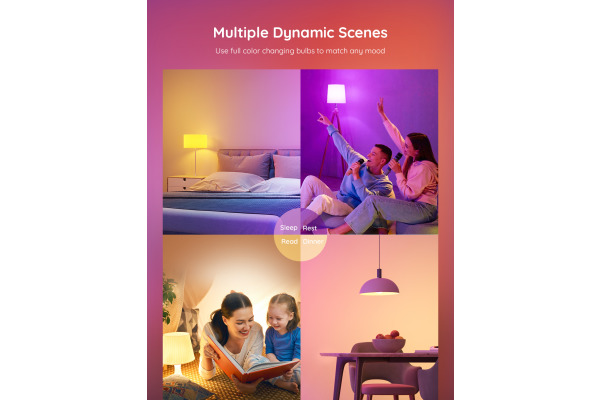 GOVEE Smart LED Leuchtmittel E27 H6004CC1 Wifi & Bluetooth, 800Lumen – Bild 2