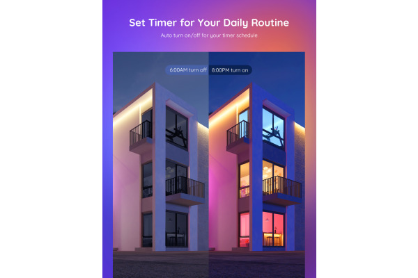 GOVEE Smart LED Leuchtmittel E27 H6004CC1 Wifi & Bluetooth, 800Lumen – Bild 3