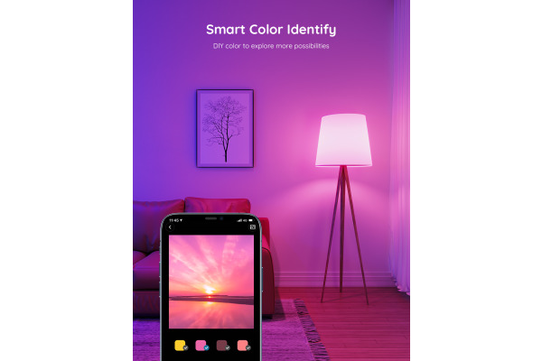 GOVEE Smart LED Leuchtmittel E27 H6004CC1 Wifi & Bluetooth, 800Lumen – Bild 4