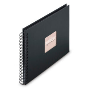HAMA Spiralalbum Fine Art 28x24cm 9834 new black 25 Blatt