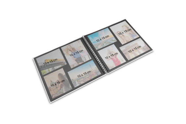 HAMA Spiralalbum Fine Art 36x32cm 9859 terra 25 Blatt – Bild 3