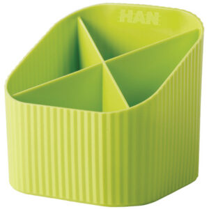 HAN Stifteköcher Re-LOOP 17238-950 hellgrün 4 Fächer