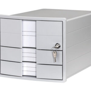 HAN Schubladenbox IMPULS A4/C4 1018-11 grau 3 Schubladen