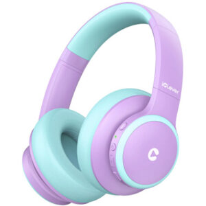 ICLEVER Active Noise Cancel Headphones C17-2083N BTH26, BT, 60h, purple-green