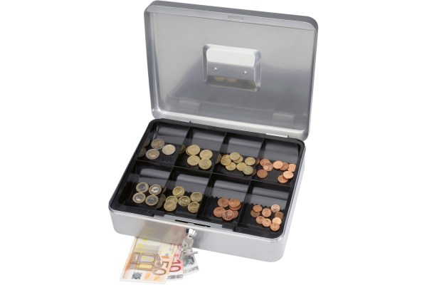 MAUL Geldkassette 4 30x24,5x9cm 5611495 silber – Bild 3