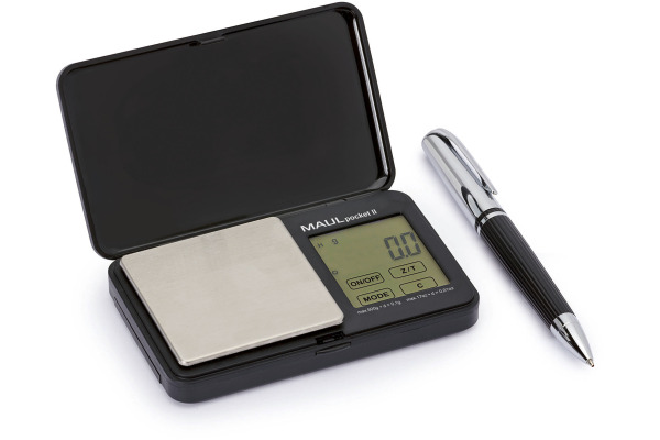 MAUL pocket II Taschenwaage 500g 1611590 schwarz – Bild 4