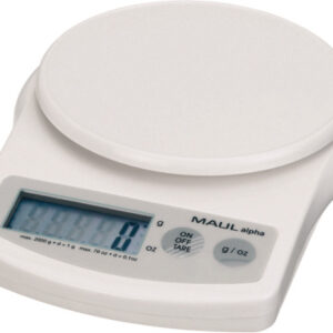 MAUL Briefwaage MAULalpha 2000g 1642002 1g weiss