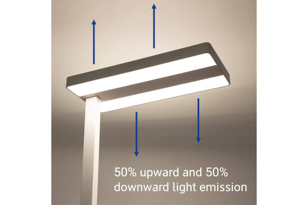 MAUL Stehleuchte LED MAULjaval 8258402 dimmbar, weiss – Bild 4