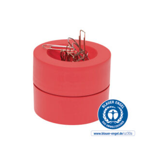 MAUL Klammernspender Eco MAULpro 3012325.E 7.3cm, rot, 15 Klammern