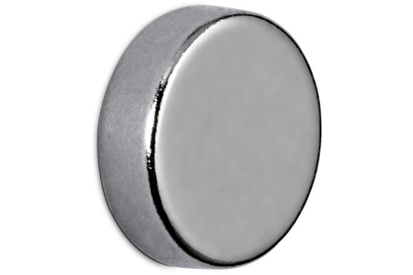 MAUL Neodym-Magnet 10x3mm 6166396 2kg Haftkraft, 10 St./Set – Bild 2