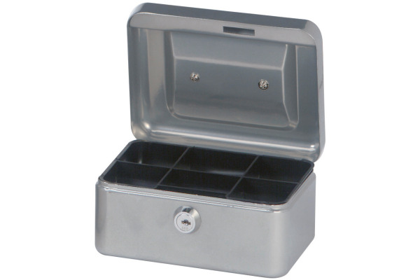 MAUL Geldkassette 1 15,2x12,5x8,1cm 5610195 silber – Bild 2