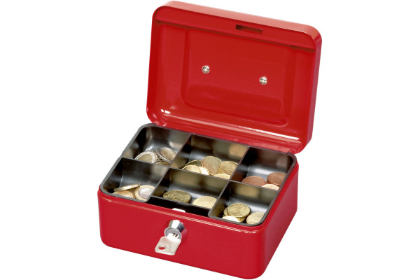 MAUL Geldkassette 1 15,2x12,5x8,1cm 5610125 rot – Bild 3