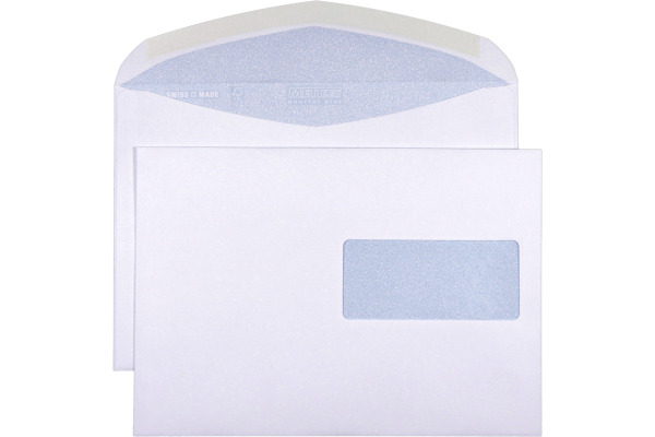 METTLER Couvert Fenster rechts C5 8074 100g, ultraweiss 500 Stk.