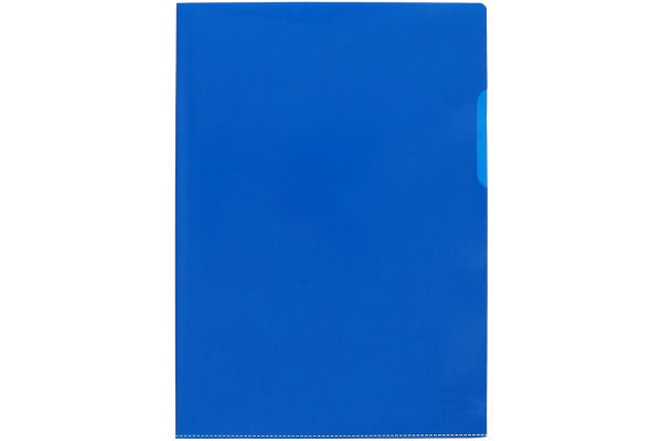 NOVOOO Pro Sichtmappen 120 my A4 400208199 blau, genarbt 100 Stück