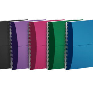 OXFORD Office-Spiralbuch A4 100101918 liniert, 7mm, ass.