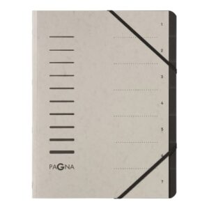 PAGNA Ordnungsmappe A4 40058-21 hellgrau 7-teilig