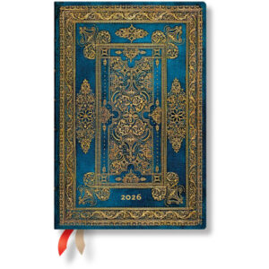 PAPERBLAN Agenda Blue Luxe 2026 DD0569-9 1W/1S VSO Mini HC DE 9.5x14cm