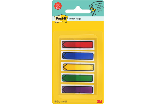POST-IT Index Pfeile Dispenser 684-ARR1 5-farbig 5x20 Stück