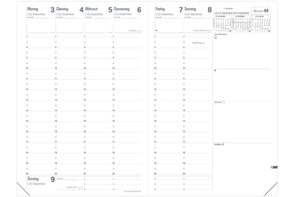 QUO-VADIS Ersatzinhalt Minister 2026 015006Q 1W/2S Impala/Soho DE 16x24cm – Bild 2