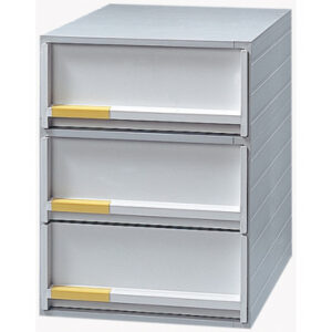 STYRO Schubladenbox styroindiv. 02-11096 grau 3 Schubladen