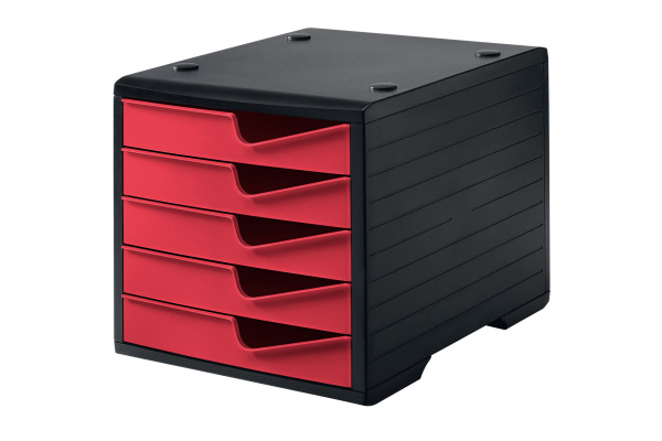STYRO Styroswingbox 275-8430 sz/cranberry 5 Schubladen