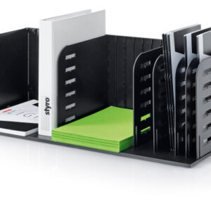 STYRO Ablagesystem styrorac 282-03007 schwarz/schwarz 8 Wände